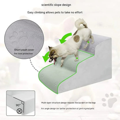 Memory Foam Pet Steps