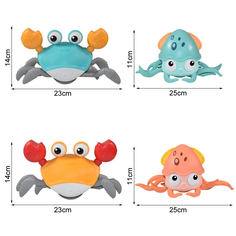 Crawling Crab Octopus Pets or Baby Electronic Musical Toys