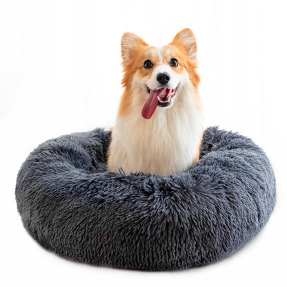 Cat or Dog Bed Washable Anti Anxiety Fluffy Dog Bed